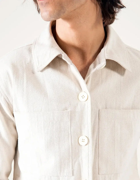 CANVAS PATCH POCKET SHACKET